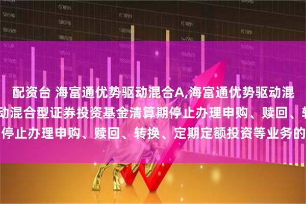 配资台 海富通优势驱动混合A,海富通优势驱动混合C: 关于海富通优势驱动混合型证券投资基金清算期停止办理申购、赎回、转换、定期定额投资等业务的公告